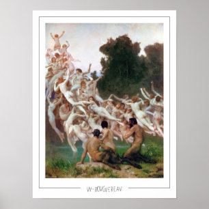 William-Adolphe Bouguereau Zedign Art Poster #138