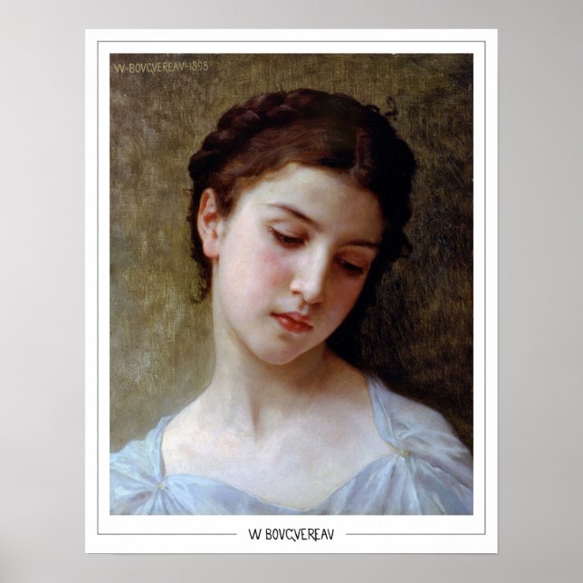 William-Adolphe Bouguereau Zedign Art Poster #24 (Front)