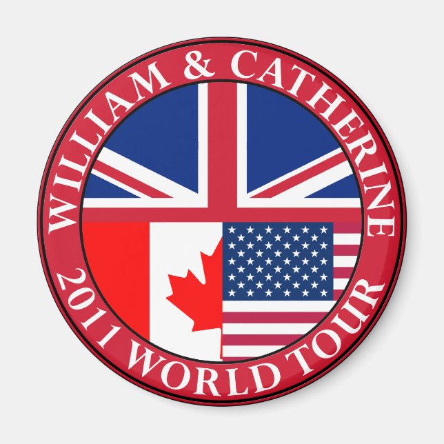 William and Catherine Magnet (Front)