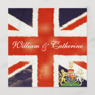 William and Catherine Royal Wedding Party Invite