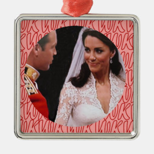 William and Kate royal wedding ornament