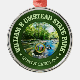 William B Umstead SP Metal Ornament