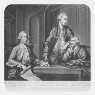 William Beckford  James Townsend Square Sticker