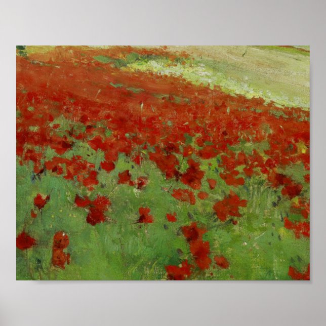 William Blair Bruce - Landscape With Poppies Poster (Front)