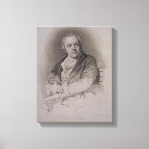 William Blake (1757-1827) engraved by Luigi Schiav Canvas Print