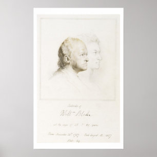 William Blake (1757-1827) in Youth and Age (graphi Poster