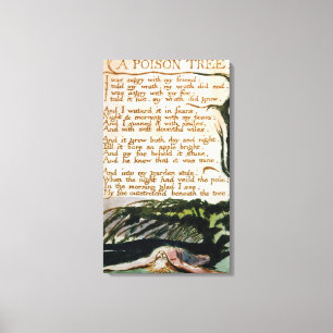 William Blake   A Poison Tree Canvas Print