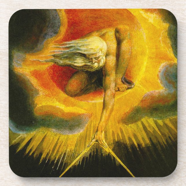 William Blake Ancient of Days Coasters (Front)