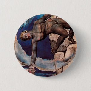 William Blake- Antaeus setting down Dante & Virgil 2 Inch Round Button