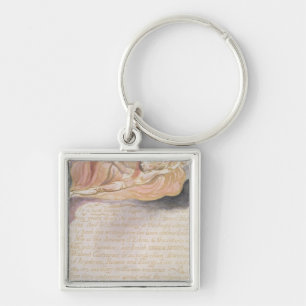William Blake   "As a new heaven is begun" Keychain