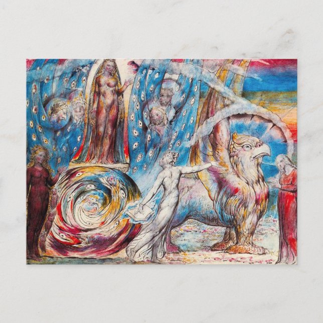 William Blake Beatrice Postcard (Front)