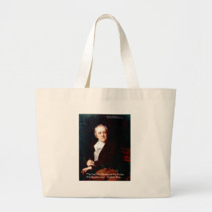 William Blake "Become Wise" Wisdom Quote Gifts Large Tote Bag