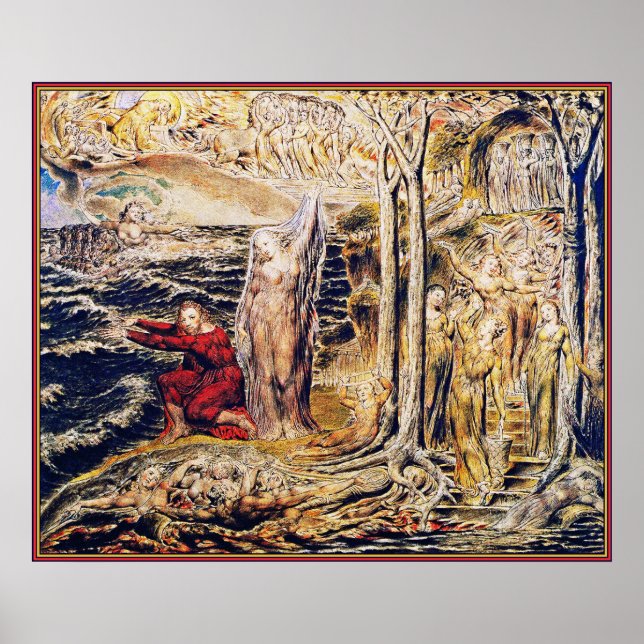 William Blake: De Antro Nympherum [Cave of Nymphs] Poster (Front)