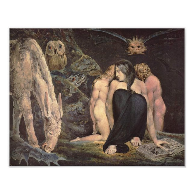 William Blake "Hecate Night of Enitharmon's Joys" Photo Print (Front)