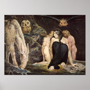 William Blake Hecate Poster