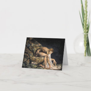 William Blake Isaac Newton Note Card