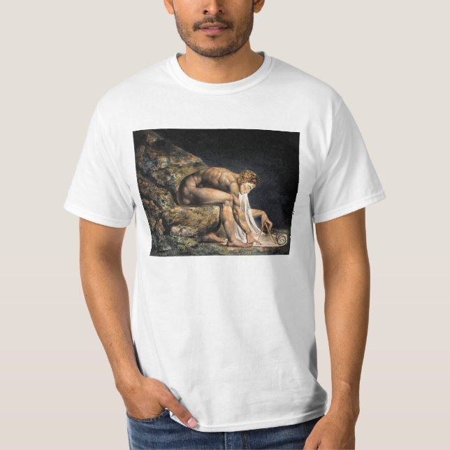 William Blake Isaac Newton T-shirt (Front)