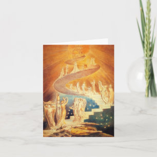 William Blake Jacob's Ladder Note Card