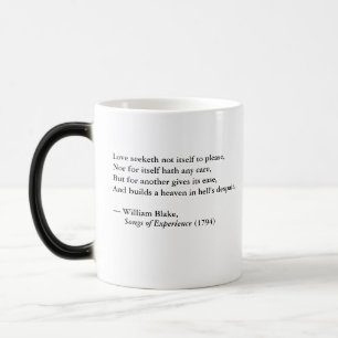 William Blake "Love Seeketh Not" Morpher Mug