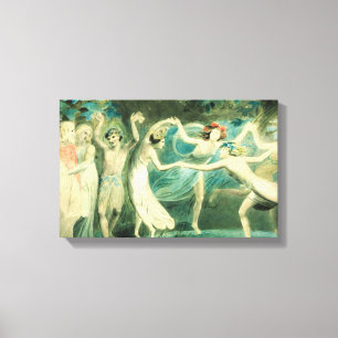 William Blake Midsummer Night’s Dream Canvas Print