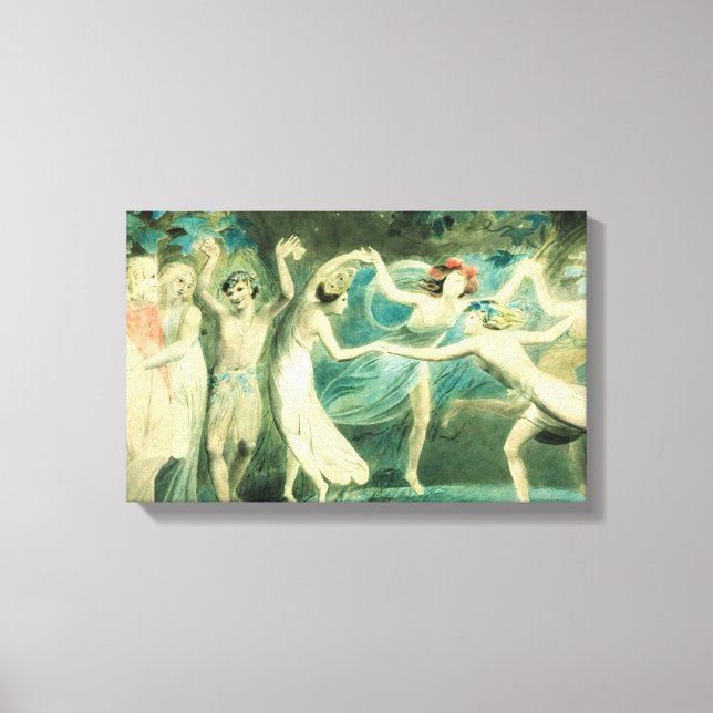 William Blake Midsummer Night’s Dream Canvas Print (Front)