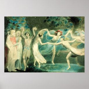 William Blake Midsummer Night’s Dream Poster