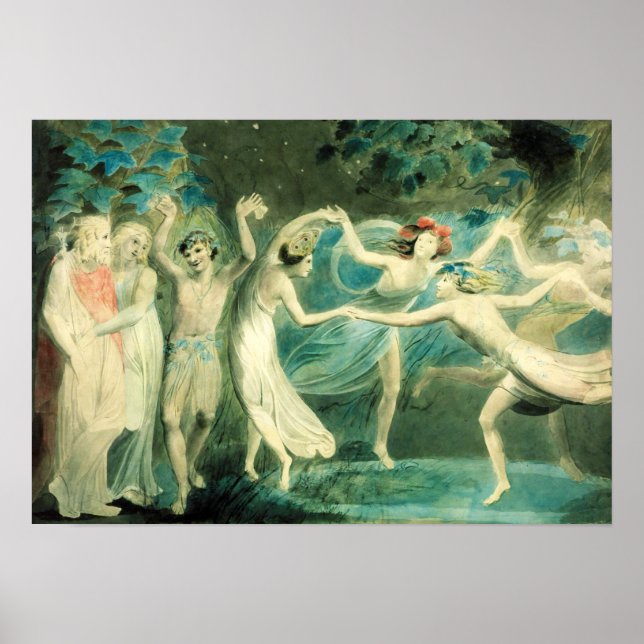 William Blake Midsummer Night’s Dream Poster (Front)