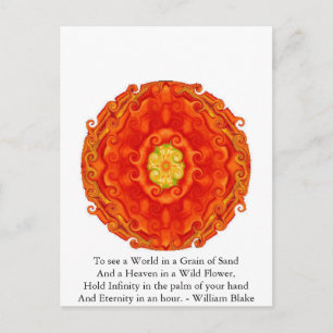 William Blake Quote Postcard