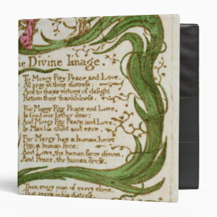 William Blake The Divine Image, from Songs of In Binder