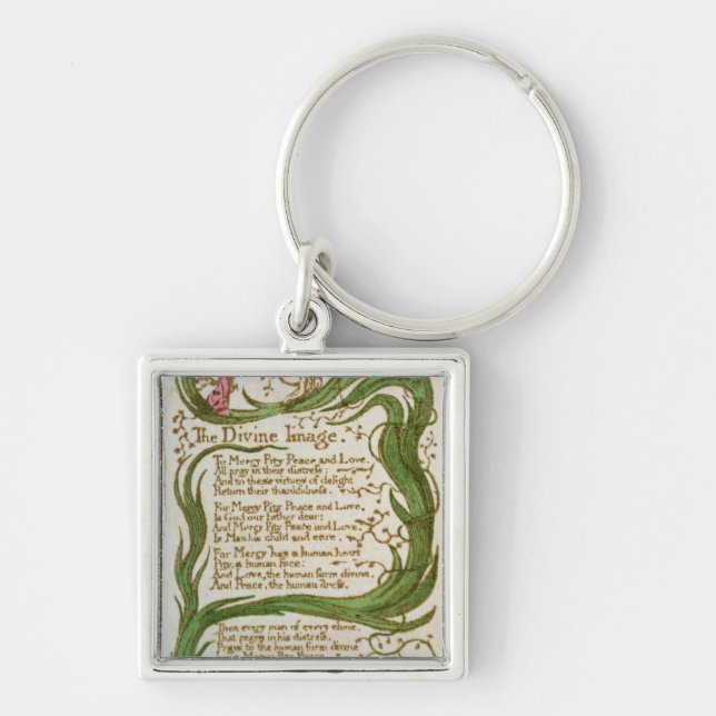 William Blake | The Divine Image, from Songs of In Keychain (Front)