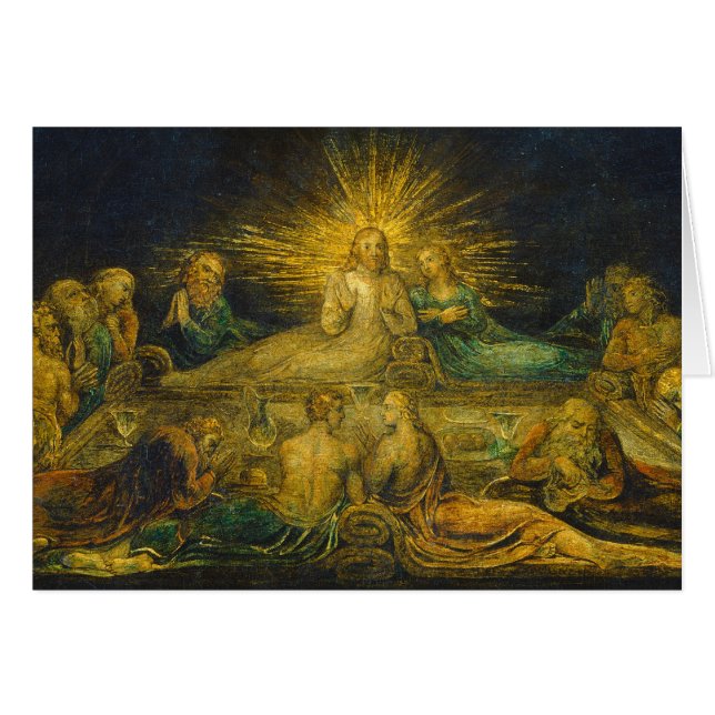 William Blake | The Last Supper, 1799 (tempera on  (Front Horizontal)