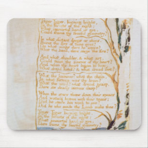 William Blake   The Tyger, from Songs of Innocence Mouse Pad