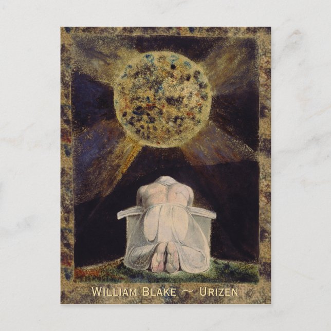 William Blake Urizen CC0486 Postcard (Front)