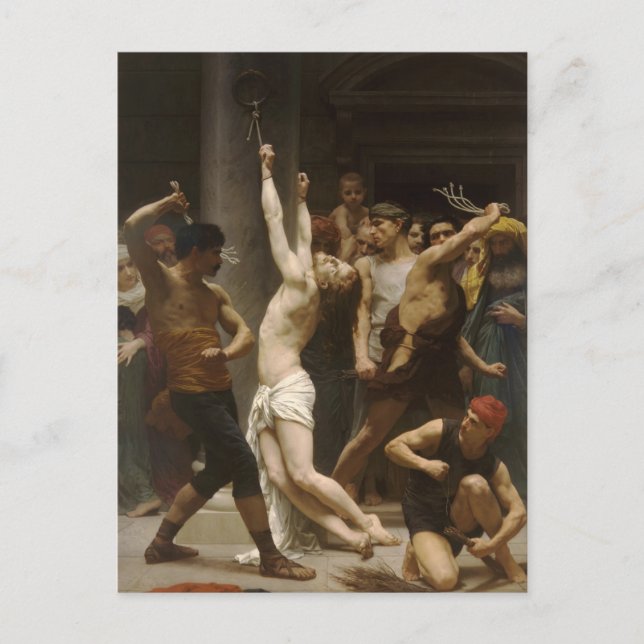 William Bouguereau- Flagellation of Jesus Christ Postcard (Front)