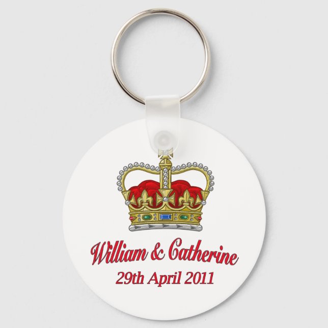 William & Catherine 29th April 2011 Keychain (Front)