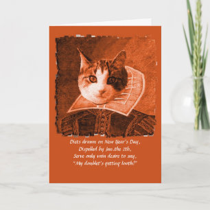 william catspeare new year's card