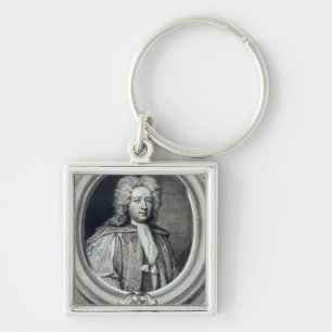 William Croft, engraved by George Vertue Keychain