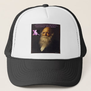 William Cullen Bryant Flower Poem Trucker Hat