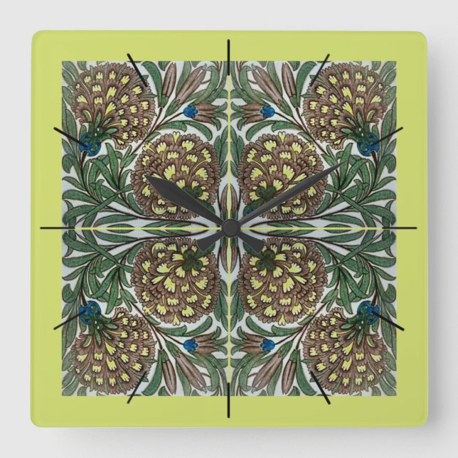 William De Morgan Victorian Clocks (Front)