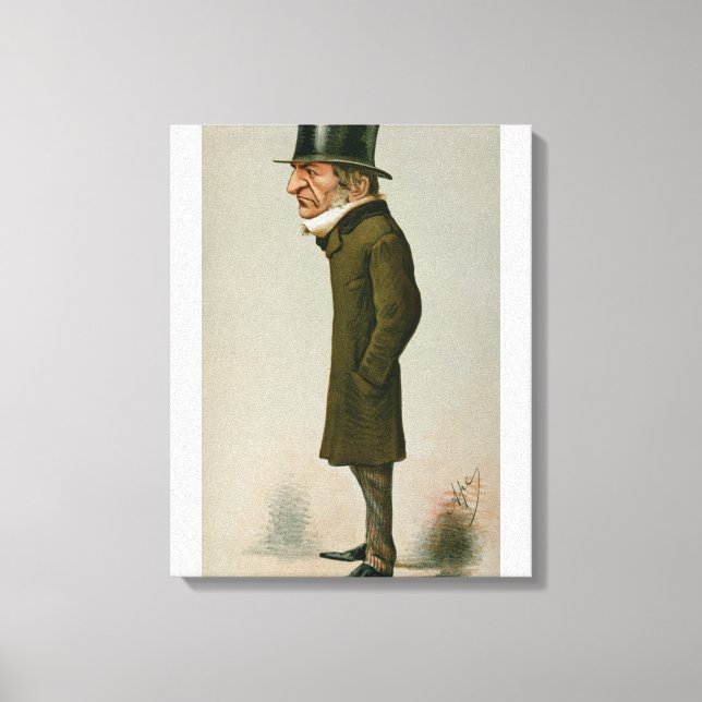 William Ewart Gladstone Canvas Print (Front)