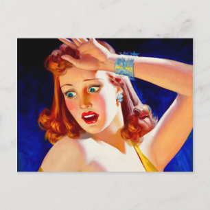 William Fulton Soare: Menace Pulp Cover Postcard