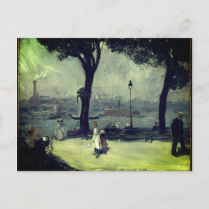 William Glackens - East River Park (c. 1902) Postcard
