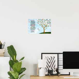 William Gladstone Inspirational Quote "Happiness" Poster