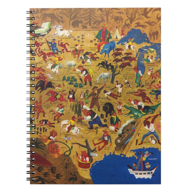 William Gropper's America - Cartoon Folklore Notebook (Front)