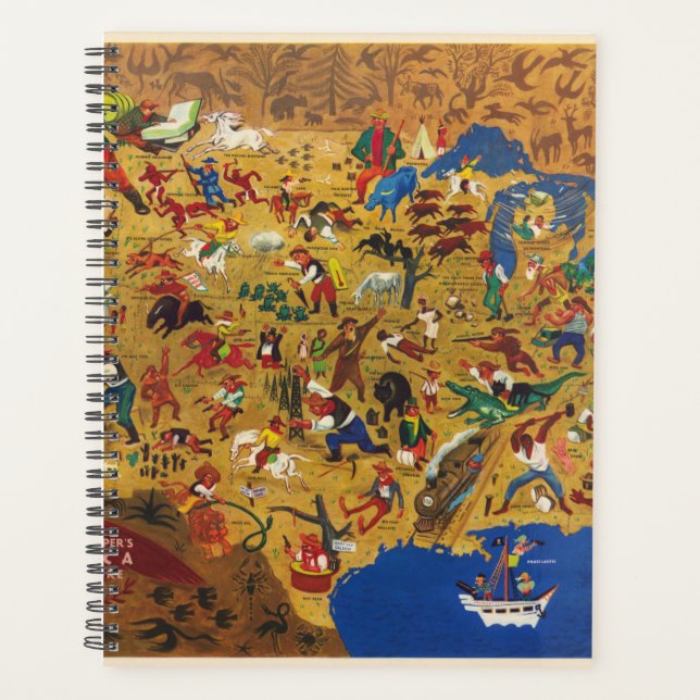 William Gropper's America - Cartoon Folklore Planner (Front)