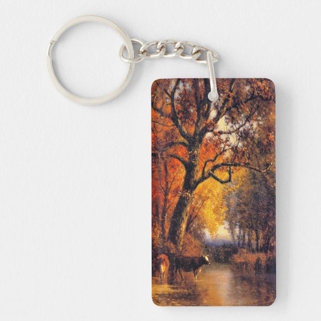 William Hart, The Winter's Edge, fine art Keychain (Front)