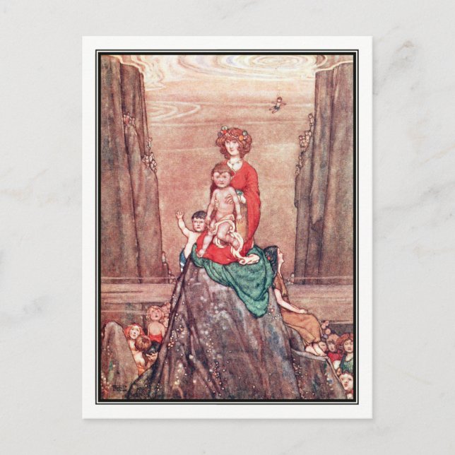William Heath Robinson - The Water Babies Postcard (Front)