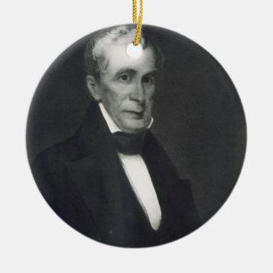 William Henry Harrison, 9th President of the Unite Ceramic Ornament