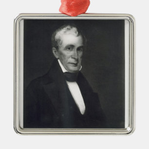William Henry Harrison, 9th President of the Unite Metal Ornament