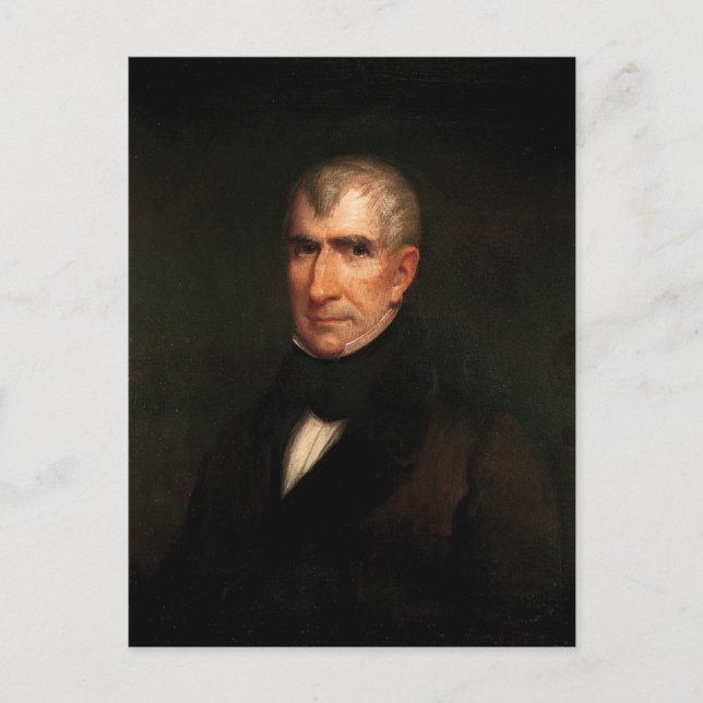 William Henry Harrison Postcard (Front)